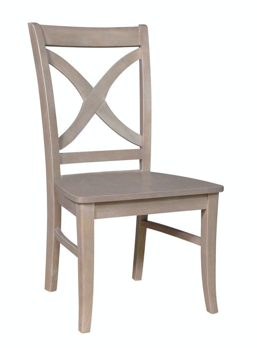 John Thomas Cosmopolitan Salerno Side Chair in Taupe Gray image