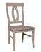 John Thomas Cosmopolitan Verona Side Chair in Taupe Gray image