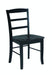 John Thomas Dining Essentials Madrid Side Chair in Black image
