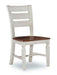 John Thomas Vista Ladderback Side Chair in Hickory & Shell image