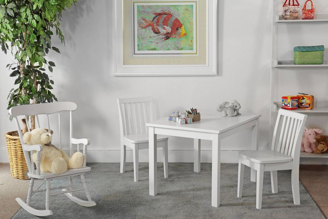 John Thomas Furniture Home Accents Juvenile Chair (Set of 2) in White image