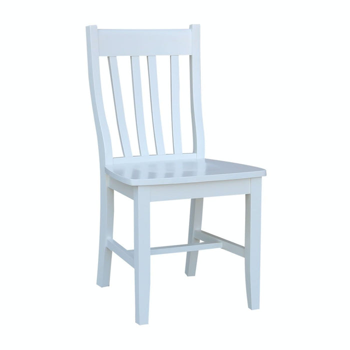 John Thomas Hampton Schoolhouse Side Chair in Pure White image