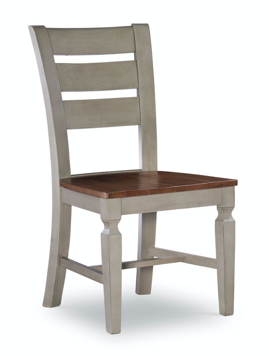John Thomas Vista Laddertback Side Chair in Hickory & Stone image