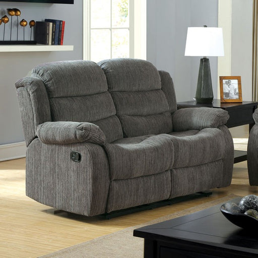 MILLVILLE Gray Love Seat w/ 2 Recliners image