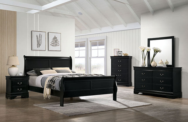 Louis Philippe Queen Bedroom Set - Dinettes Plus Furniture