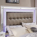Brachium Queen Bedroom Set Silver - Dinettes Plus Furniture