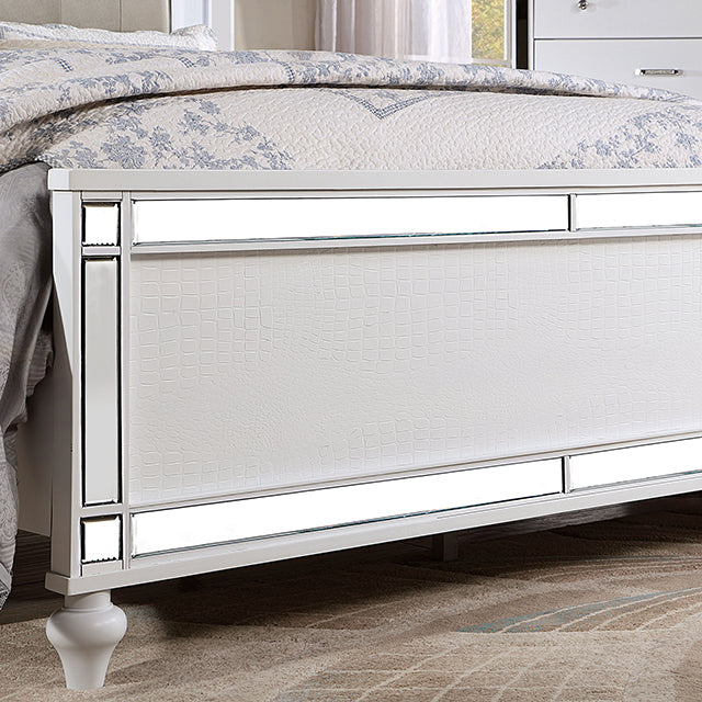 Brachium Queen Bedroom Set Silver - Dinettes Plus Furniture