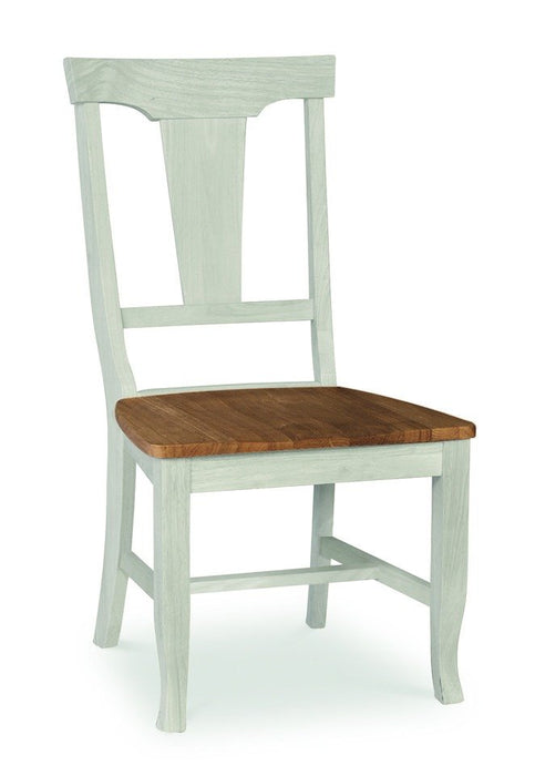 John Thomas Vista Panel Back Side Chair in Hickory / Shell image