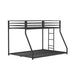 Rothwell Metal Bunk Bed Twin/ Full - Dinettes Plus Furniture