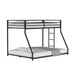 Rothwell Metal Bunk Bed Twin/ Full - Dinettes Plus Furniture