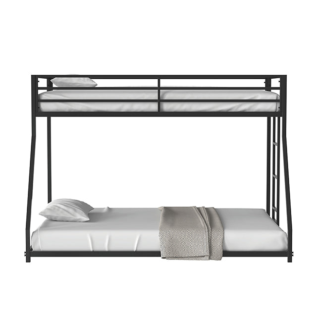 Rothwell Metal Bunk Bed Twin/ Full - Dinettes Plus Furniture