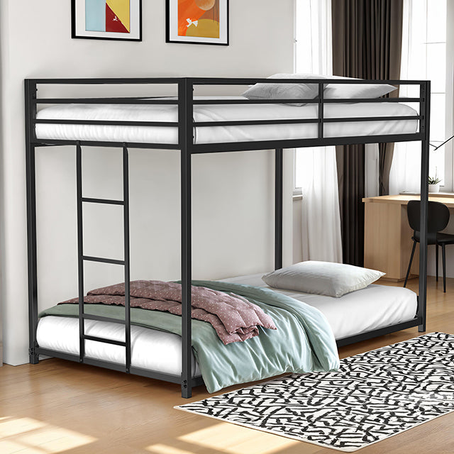 Rothwell Metal Bunk Bed Twin/ Full - Dinettes Plus Furniture
