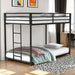 Rothwell Metal Bunk Bed Twin/ Full - Dinettes Plus Furniture