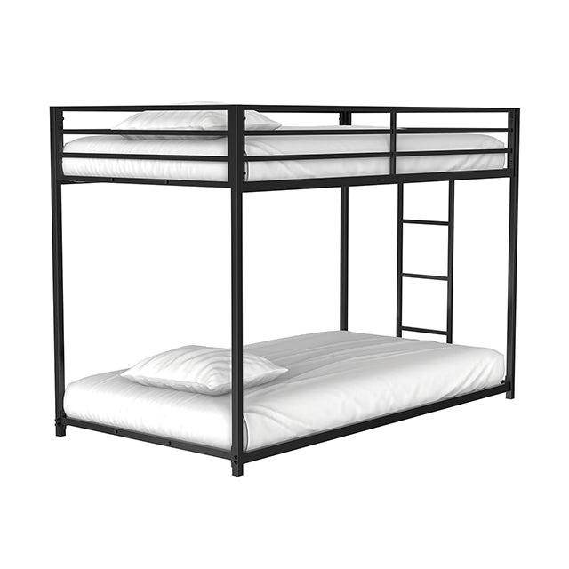 Rothwell Metal Bunk Bed Twin/ Full - Dinettes Plus Furniture