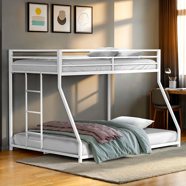 Rothwell Metal Bunk Bed Twin/ Full - Dinettes Plus Furniture