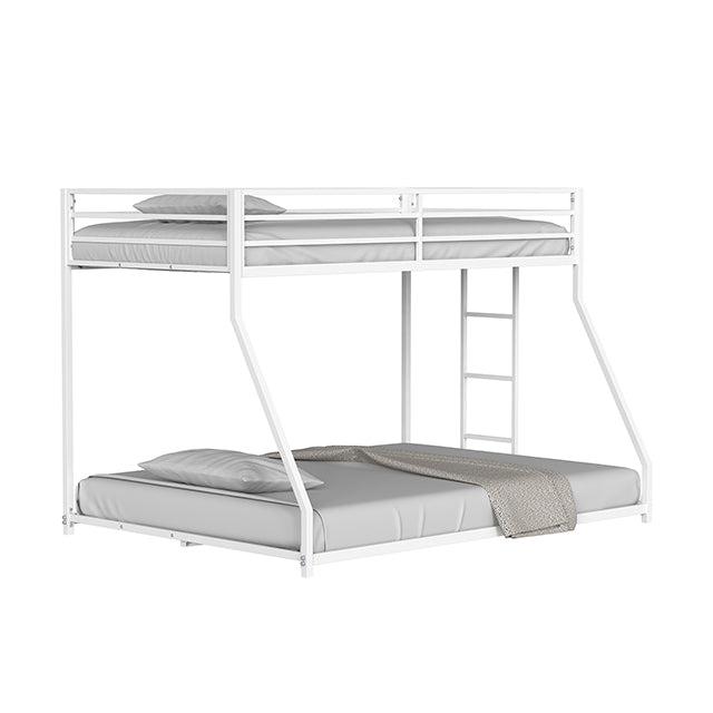 Rothwell Metal Bunk Bed Twin/ Full - Dinettes Plus Furniture