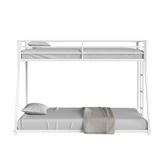 Rothwell Metal Bunk Bed Twin/ Full - Dinettes Plus Furniture