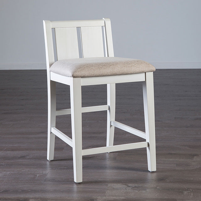 Lescles 3 Pc Counter Ht Set (1 Table + 2 Chairs) - Dinettes Plus Furniture