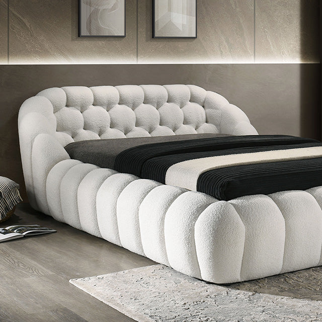 Newquay Bed Black, White, & Gray