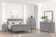 Louis Philippe Queen Bedroom Set - Dinettes Plus Furniture