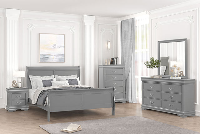 Louis Philippe Queen Bedroom Set - Dinettes Plus Furniture