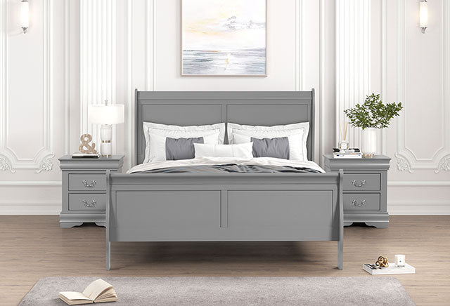 Louis Philippe Queen Bedroom Set - Dinettes Plus Furniture