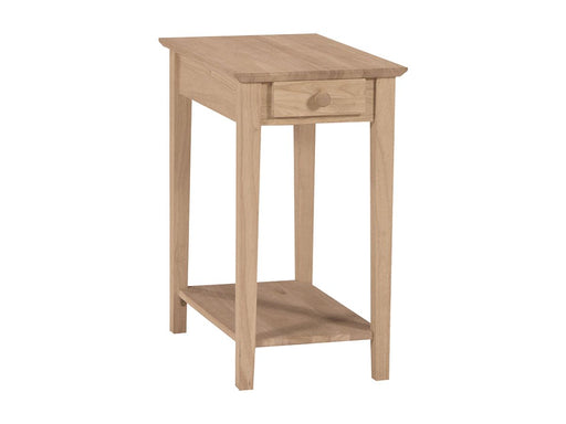John Thomas Unfinished Narrow End Table image