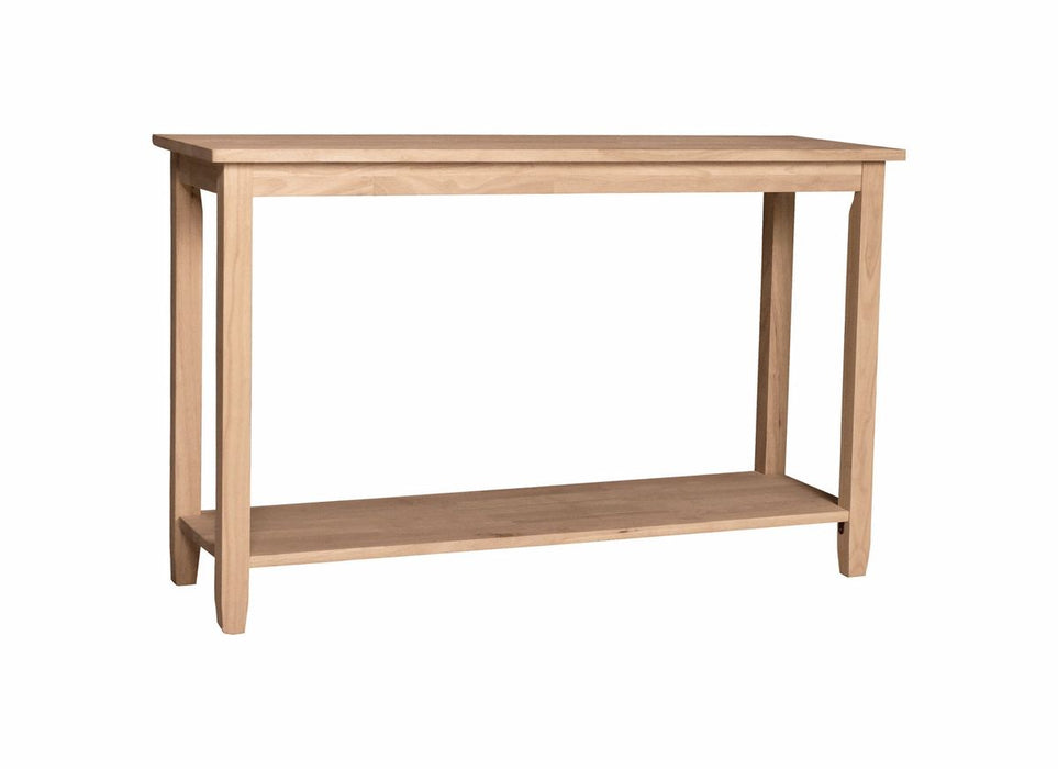 John Thomas Unfinished Solano Sofa Table image