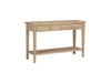 John Thomas Unfinished Spencer Sofa Table image