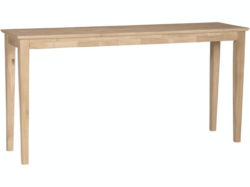 John Thomas Unfinished Shaker Sofa Table image