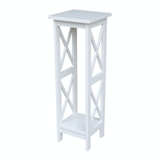 John Thomas Home Accents 36'' X Side Plant Stand in White image