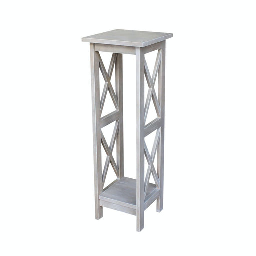 John Thomas Home Accents 36'' X Side Plant Stand in Taupe Gray image
