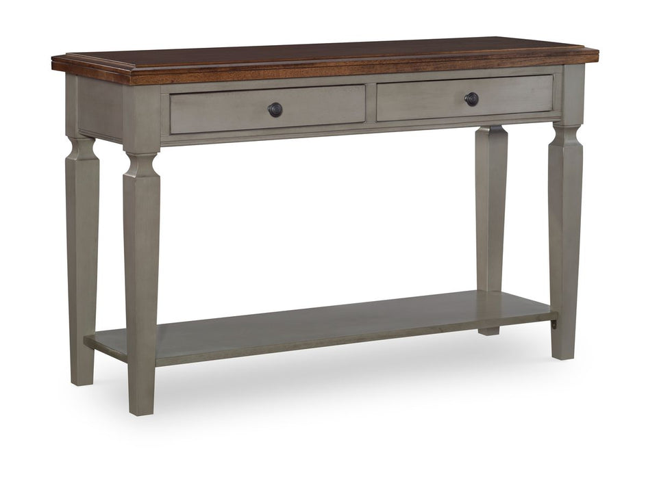 John Thomas Vista Sofa Table in Hickory & Stone image
