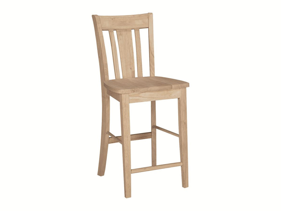 John Thomas Unfinished 24'' San Remo Stool image