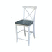 John Thomas Dining Essentials X-Back Stool in White Grey image