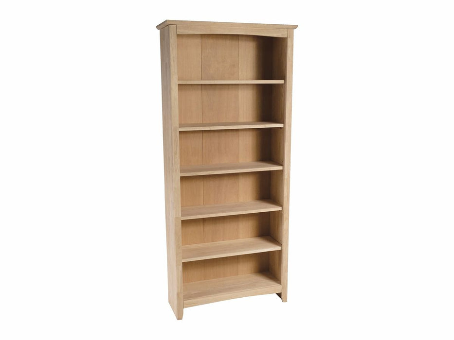 John Thomas Unfinished 72''H Shaker Bookcase image