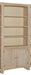 John Thomas Unfinished Bookcase with Doors/SH-322D image