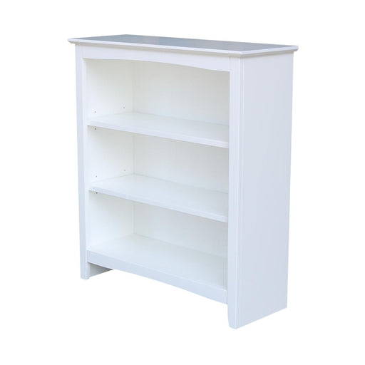 John Thomas Home Accents 32'' Shaker Bookcase Pure White image