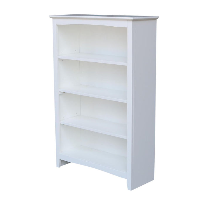 John Thomas Home Accents 48'' Shaker Bookcase Pure White image