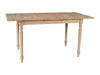 John Thomas Unfinished Butterfly Leaf Table (top only) / Turned Legs image