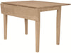 John Thomas Unfinished Square Dropleaf Shaker Table image