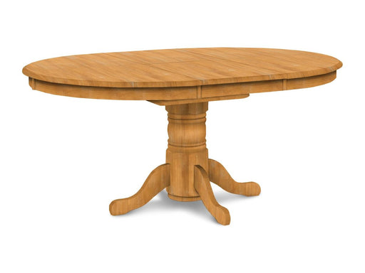 John Thomas Unfinished Butterfly Leaf Pedestal Table (top only) / Turned Pedestal image