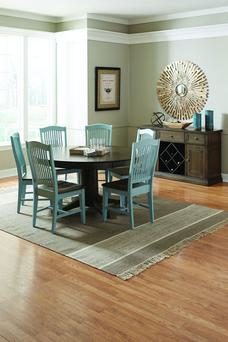 John Thomas Unfinished 60'' Table (top only) / 10'' Transitional Pedestal