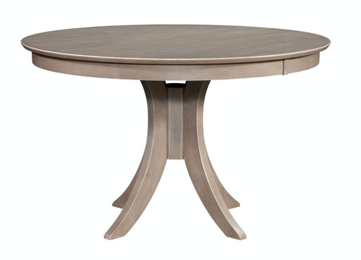 John Thomas Cosmopolitan 30'' H Siena Pedestal Table in Taupe Gray image
