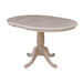 John Thomas Dining Essentials Round Extension Table in Taupe Gray;T09-30B image