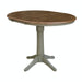 John Thomas Dining Essentials Round Extension Table in Hickory/Stone image