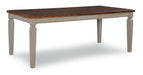 John Thomas Vista Extension Table in Hickory & Stone image