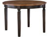 John Thomas Vista Solid Round Top Table in Hickory & Coal image