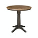 John Thomas Dining Essentials 36'' Pedestal Table in Hickory / Coal image