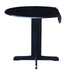 John Thomas Dining Essentials Round Dropleaf Pedestal Table in Black image